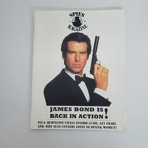 Spies Magazine #5 James Bond Pierce Bronson Cover